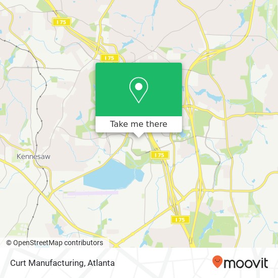 Curt Manufacturing map