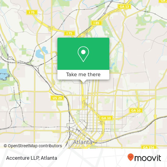 Accenture LLP map