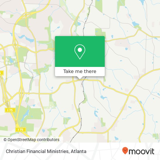 Christian Financial Ministries map