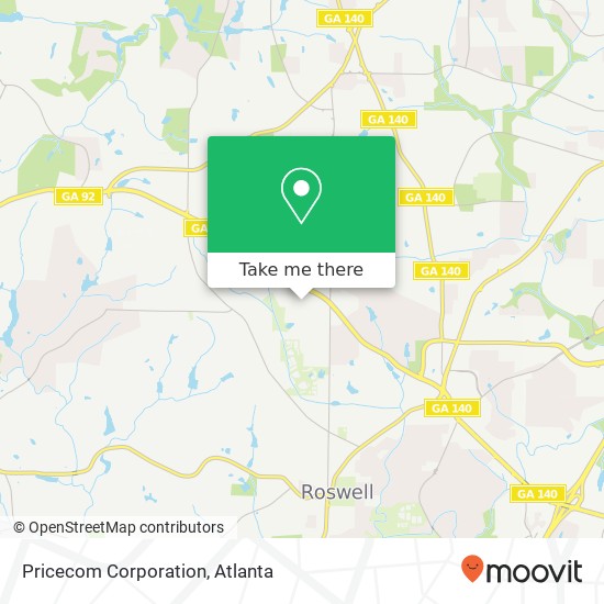 Mapa de Pricecom Corporation