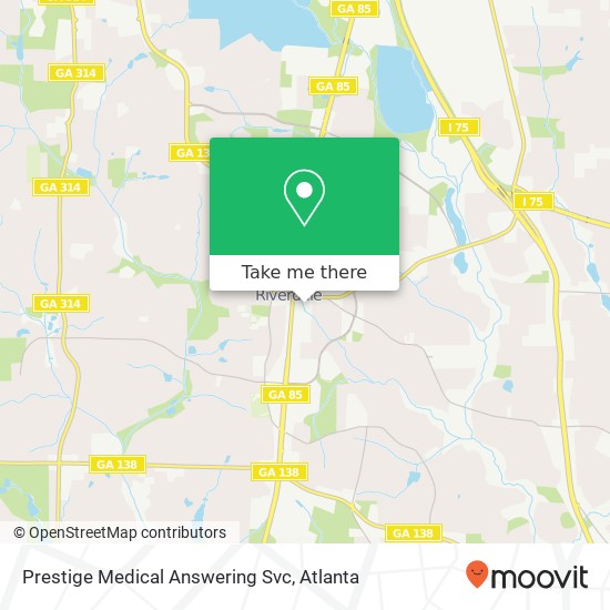 Prestige Medical Answering Svc map