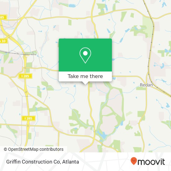 Griffin Construction Co map