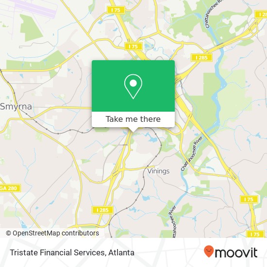 Mapa de Tristate Financial Services