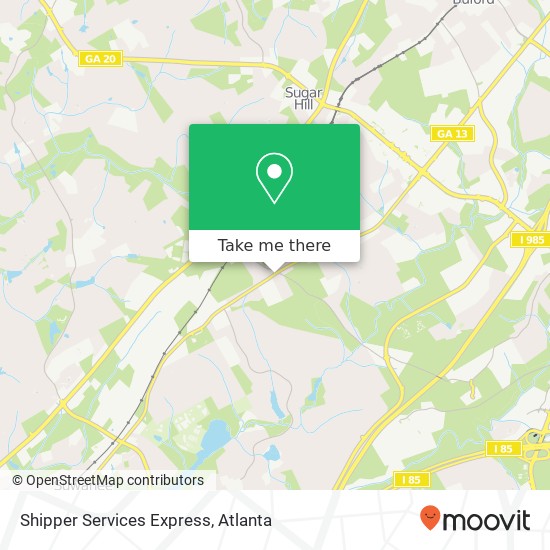 Mapa de Shipper Services Express