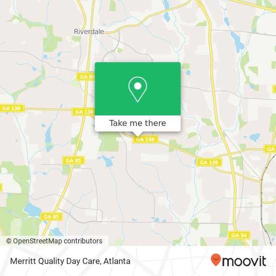 Merritt Quality Day Care map