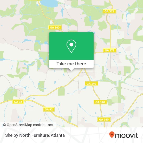 Mapa de Shelby North Furniture