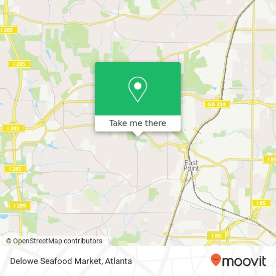 Delowe Seafood Market map