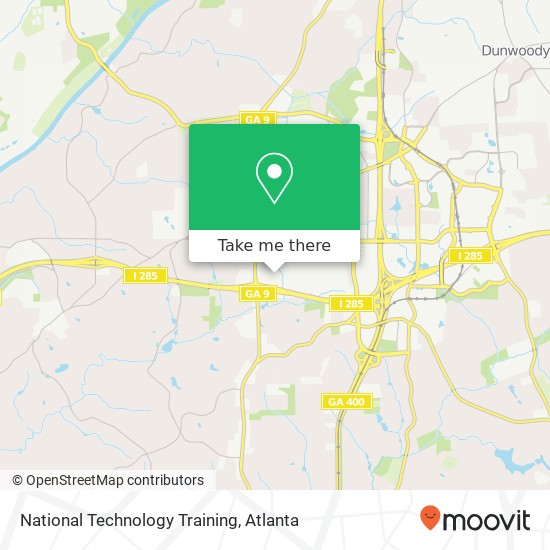 Mapa de National Technology Training