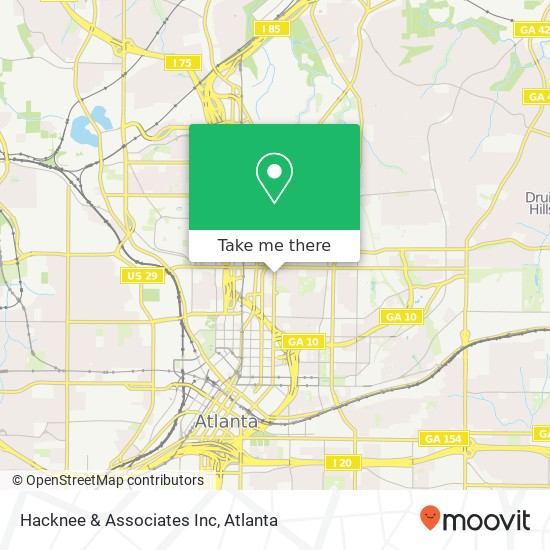 Mapa de Hacknee & Associates Inc