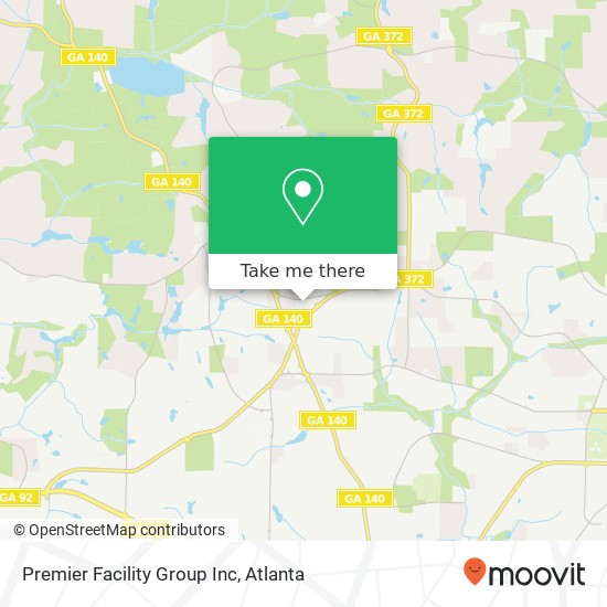 Premier Facility Group Inc map