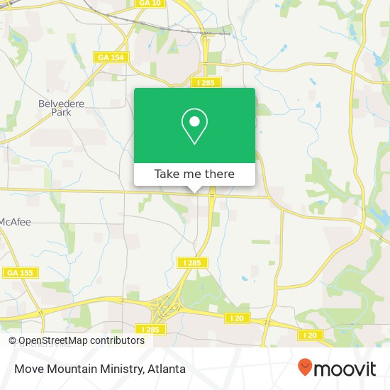 Mapa de Move Mountain Ministry