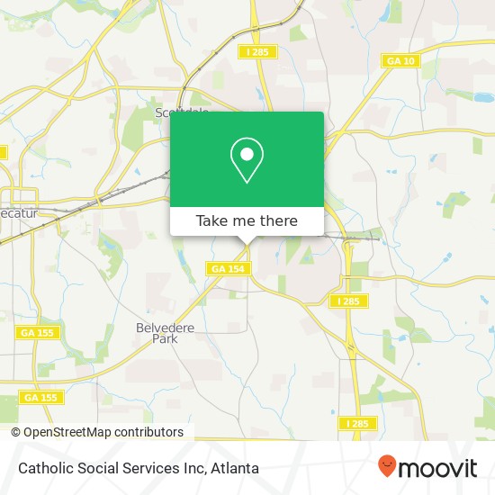 Catholic Social Services Inc map