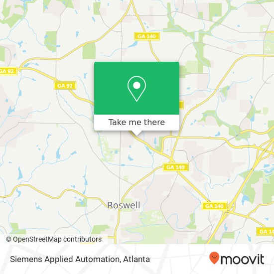 Mapa de Siemens Applied Automation