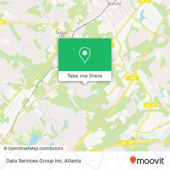 Mapa de Data Services Group Inc