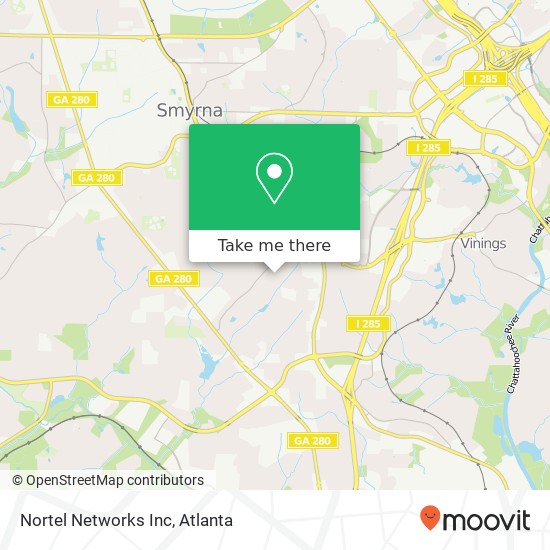 Nortel Networks Inc map