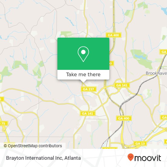 Mapa de Brayton International Inc