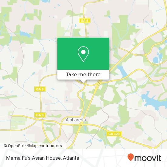 Mapa de Mama Fu's Asian House