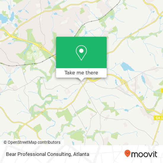 Bear Professional Consulting map