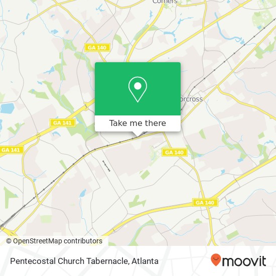 Pentecostal Church Tabernacle map