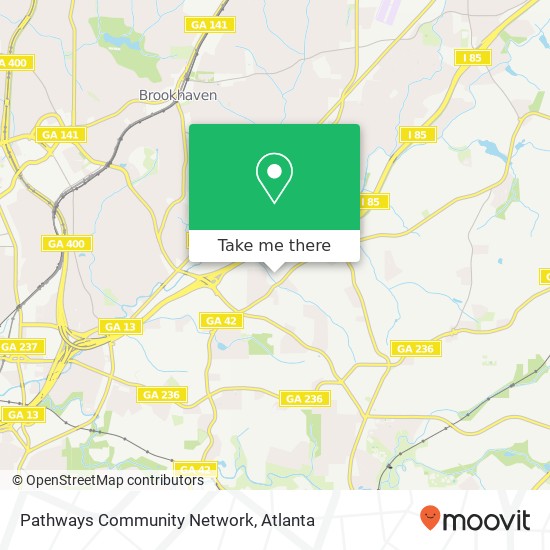 Mapa de Pathways Community Network