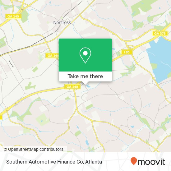 Southern Automotive Finance Co map