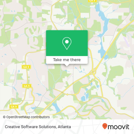 Creative Software Solutions map