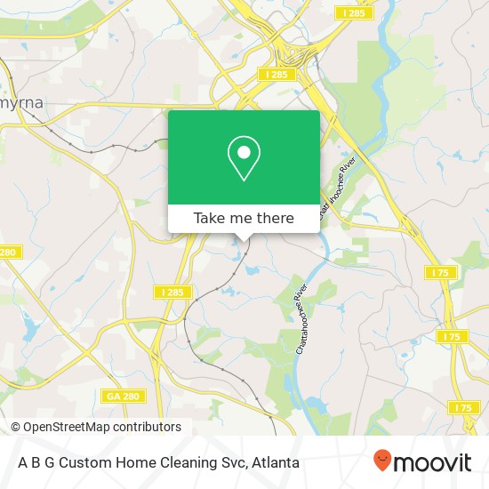 A B G Custom Home Cleaning Svc map