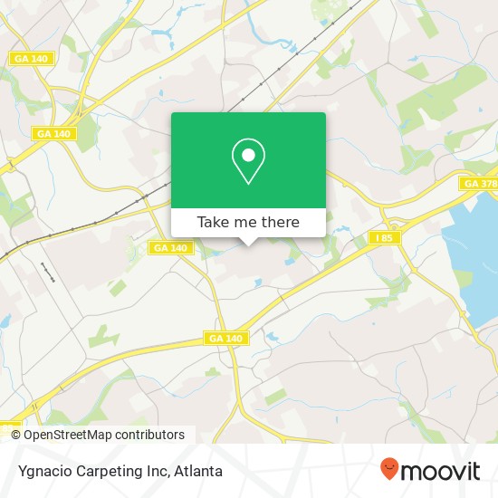 Ygnacio Carpeting Inc map