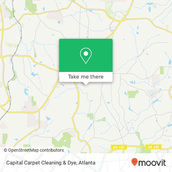Mapa de Capital Carpet Cleaning & Dye