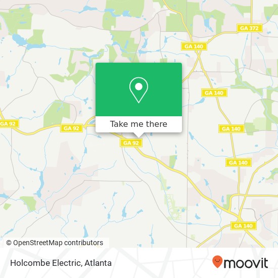 Mapa de Holcombe Electric
