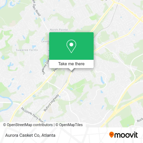 Mapa de Aurora Casket Co