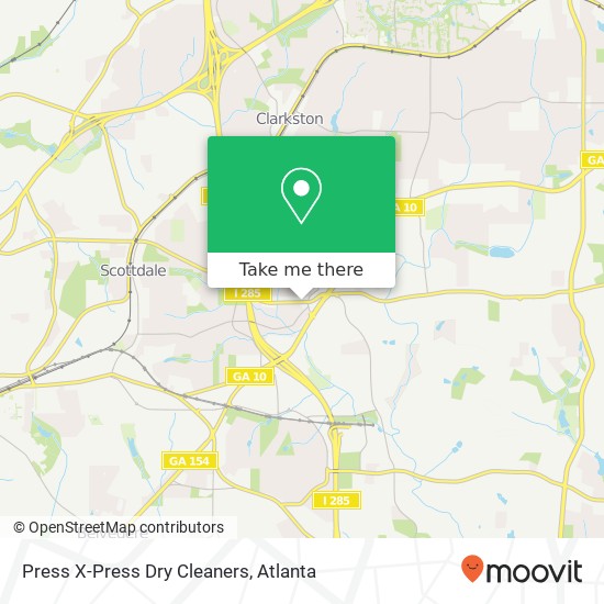 Press X-Press Dry Cleaners map