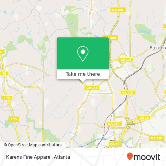 Mapa de Karens Fine Apparel