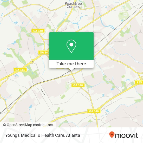 Youngs Medical & Health Care map