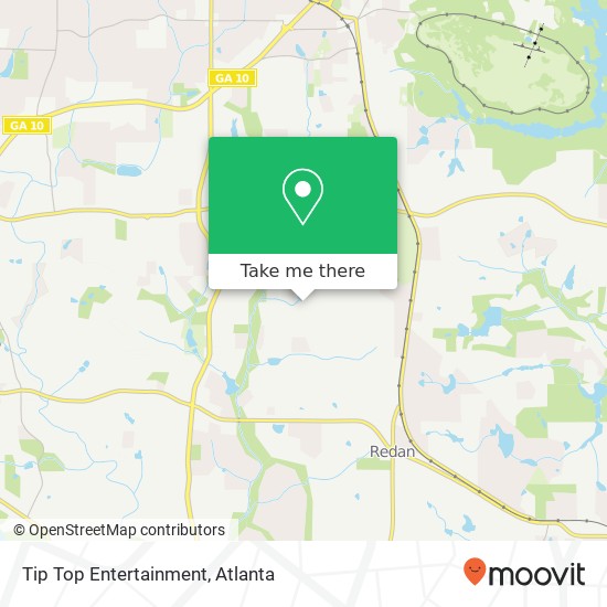 Tip Top Entertainment map