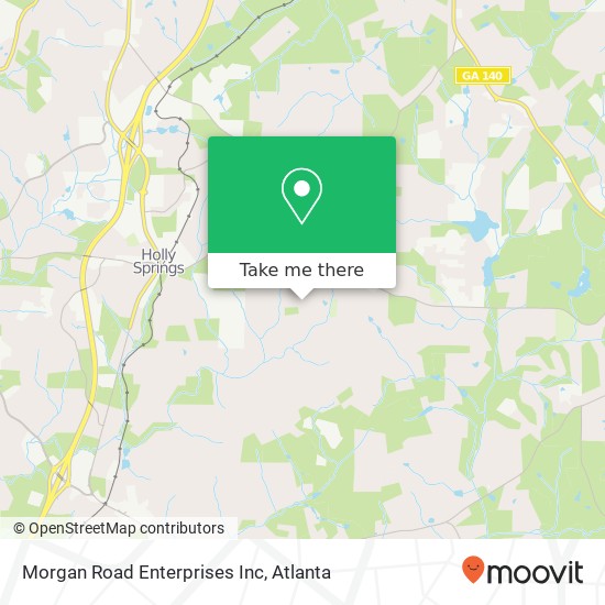 Mapa de Morgan Road Enterprises Inc