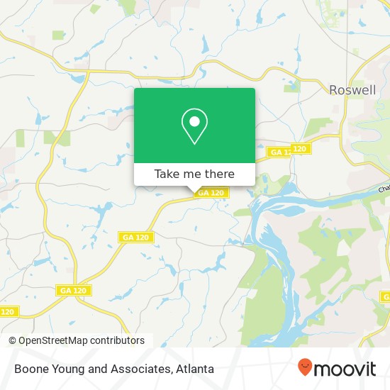 Mapa de Boone Young and Associates