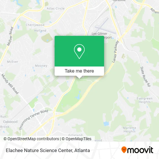 Elachee Nature Science Center map