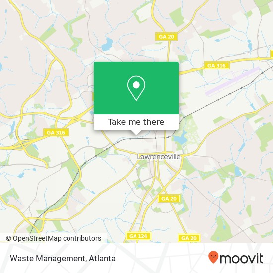 Waste Management map