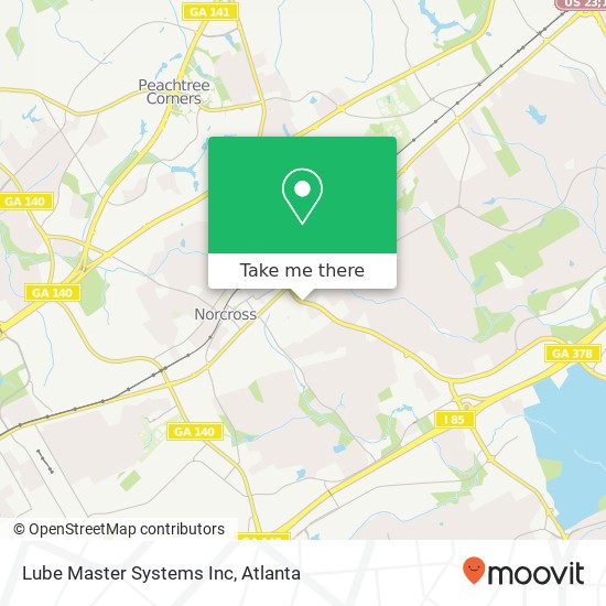 Lube Master Systems Inc map