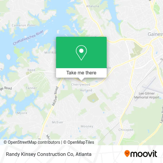 Randy Kinsey Construction Co map
