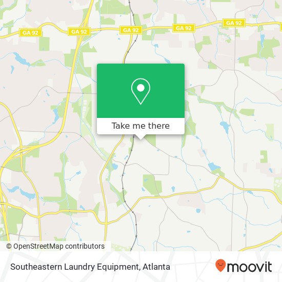 Southeastern Laundry Equipment map