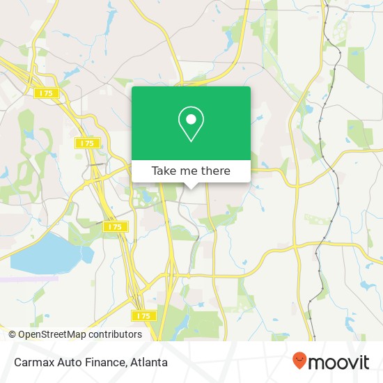 Mapa de Carmax Auto Finance