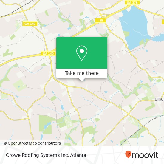 Crowe Roofing Systems Inc map