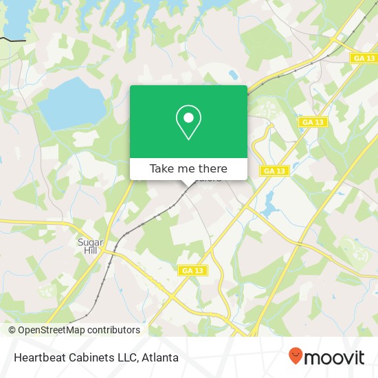 Heartbeat Cabinets LLC map