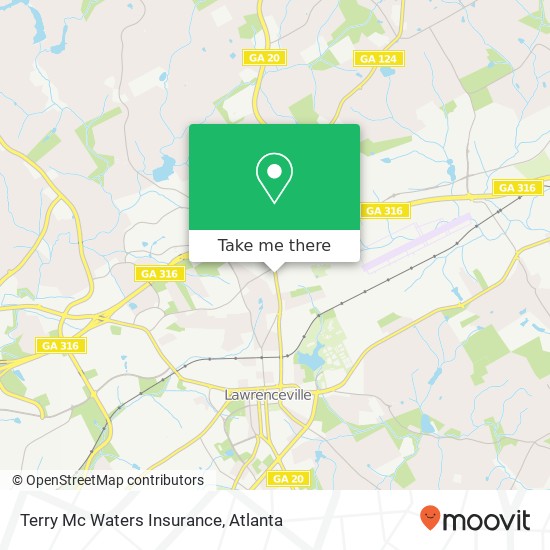 Mapa de Terry Mc Waters Insurance