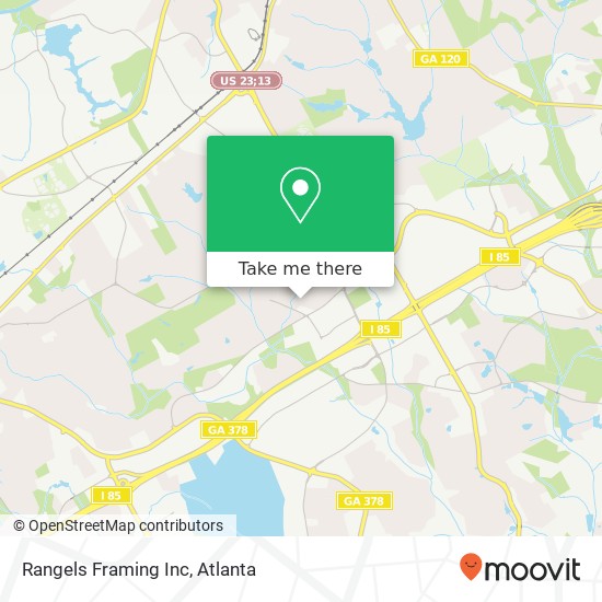 Rangels Framing Inc map