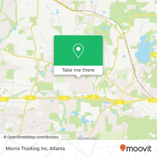 Morris Trucking Inc map