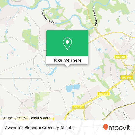 Mapa de Awesome Blossom Greenery