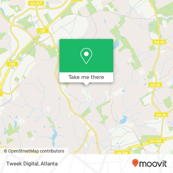 Tweek Digital map